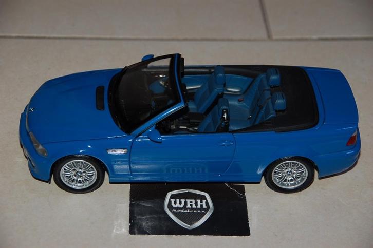 1:18 BMW M3 E46 CABRIO laguna seca Kyosho no box WRH, Hobby en Vrije tijd, Modelauto's | 1:18, Zo goed als nieuw, Auto, Kyosho