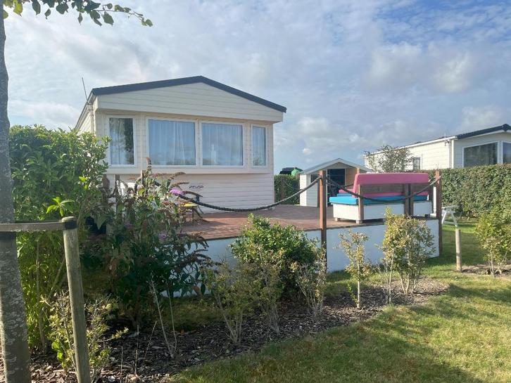 Stacaravan 50 m2, Zeeland, zeer goed onderhouden, Caravans en Kamperen, Stacaravans, meer dan 6, Ophalen