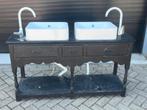 2 x wastafel op leuk onderkastje, Doe-het-zelf en Verbouw, Sanitair, Ophalen, Zo goed als nieuw, Wastafel