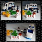 Lego / Duplo politietruck, Ophalen of Verzenden, Zo goed als nieuw, Complete set, Duplo