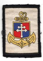 Mouwembleem 9 DIMA Mariniers Frankrijk, Verzenden, Marine, Overige gebieden, Embleem of Badge