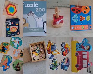 8 puzzels leuk voor de vakantie, voertuigen en dieren  beschikbaar voor biedingen