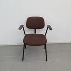 retro Ahrend Cirkel stoel - bruine stof, Ophalen of Verzenden, Huis en Inrichting