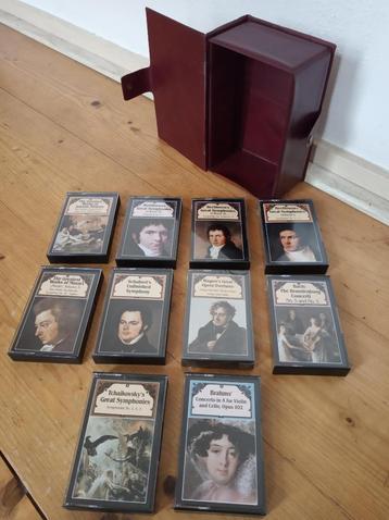 Cassette Library Album oa. Mozart Beethoven Wagner Brahms beschikbaar voor biedingen