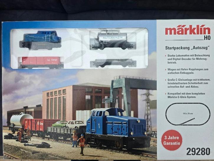 Marklin 29280 Digitale startset, Hobby en Vrije tijd, Modeltreinen | H0, Zo goed als nieuw, Treinset, Wisselstroom, Märklin, Ophalen of Verzenden