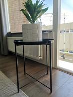 Ikea black metal side tables, Ophalen, Zo goed als nieuw, 25 tot 50 cm, Rechthoekig