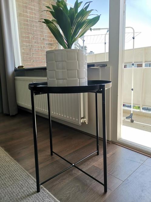 Ikea black metal side tables, Huis en Inrichting, Tafels | Sidetables, Zo goed als nieuw, 25 tot 50 cm, Rechthoekig, Ophalen