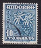 873 – Spaans Andorra michel 54 gestempeld , Edelweis, Postzegels en Munten, Verzenden, Overige landen, Gestempeld