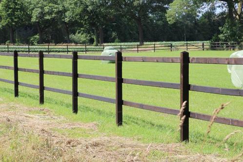 14. Houten omheining | paardenbak | paarden omheining, Dieren en Toebehoren, Stalling en Weidegang, Weidegang, 4 paarden of pony's of meer