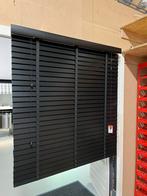 Houten Jaloezieën in Zwart, Wit of Grijs - Vaste Prijzen!, 200 cm of meer, Zwart, Nieuw, Ophalen of Verzenden