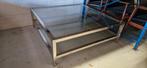 Design glas salontafel Jan des bouvrie, 100 tot 150 cm, Minder dan 50 cm, Rechthoekig, 50 tot 100 cm