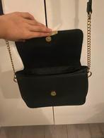 Elegante Zwarte Tas met Gouden Details, Ophalen of Verzenden, Zo goed als nieuw, Zwart, Schoudertasje