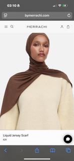 Merrachi Chocolate Jersey Sjaal - Nieuw!, Ophalen of Verzenden, Nieuw, One size fits all