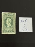 NVPH 90 met Mast Plaatfout 90P, Ophalen of Verzenden, Gestempeld