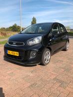 Kia Picanto 1.0 Cvvt 66 PK 5D 2017 Zwart. Inruil mog., Auto's, Stof, Zwart, 4 stoelen, Zwart