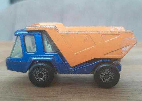 2x Atlas Dump Truck van Lesney Matchbox nr.23 uit 1975, Hobby en Vrije tijd, Modelauto's | Overige schalen, Gebruikt, Bus of Vrachtwagen