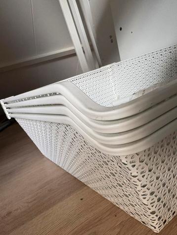 Komplement Ikea pax verdeler met fijne draadstaal manden - afbeelding 4