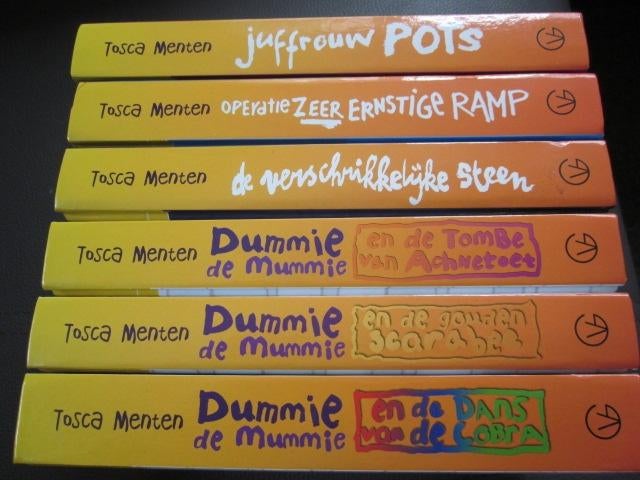6 boeken van tosca menten/in een koop:, Boeken, Ophalen of Verzenden, Zo goed als nieuw, Tosca Menten