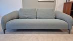 Blauw/groen Leolux model Elias design bank in nieuwstaat!!, 100 tot 125 cm, Driepersoons, Ophalen of Verzenden, Zo goed als nieuw