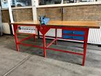 Nette werkbank met bankschroef, lades + 40mm multiplex blad., Gebruikt, Onbekend, Bankschroef, Ophalen of Verzenden