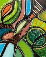 Bos abstract 50cmx40cmx1cm eigen werk Aaltje Wals, Antiek en Kunst, Ophalen of Verzenden