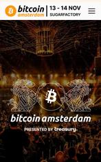 Te koop: ticket bitcoin amsterdam, Eén persoon