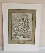 Prent van L'Illustration F. Boucher Le Retour du Marche, Ophalen of Verzenden, Voor 1940, Overige onderwerpen