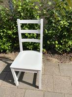 Ikea Nordviken eetkamerstoel wit hout - ZGAN!, Huis en Inrichting, Stoelen, Ophalen, Wit, Zo goed als nieuw, Eén