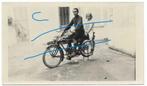 Terrot moto motor meisje en jongen foto, Verzenden, Foto, Zo goed als nieuw, Voor 1940