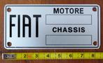 FIAT BALILLA/ FIAT TOPOLINO Typeplaat, Auto diversen, Overige Auto diversen, Ophalen of Verzenden