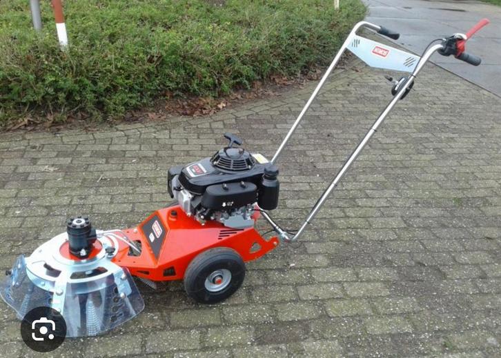 Onkruidborstel service voor tuin en oprit, Tuin en Terras, Veegmachines, Zo goed als nieuw, Verzenden