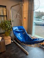 Stevige Hangstoel - Gehandicapten, Huis en Inrichting, Stoelen, Ophalen, Gebruikt, Blauw, Metaal