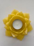 Lotus Theelichthouder - Goudkleurig Handgemaakt, Huis en Inrichting, Woonaccessoires | Kandelaars en Kaarsen, Overige materialen