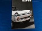 Daf 33 folder modeljaar 1972 Engels, Boeken, Auto's | Folders en Tijdschriften, Overige merken, Ophalen of Verzenden, Zo goed als nieuw