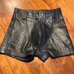 Leren Kinky Short met Rits - Maat 30, Verzenden, Zo goed als nieuw