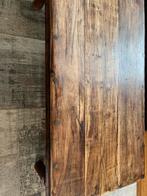 Salontafel hout koloniale look, Ophalen, 100 tot 150 cm, 50 tot 100 cm, Zo goed als nieuw