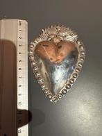 ex-voto hart (vlammenhart / “cuore ex voto”), devotie, kerk, Antiek en Kunst, Verzenden