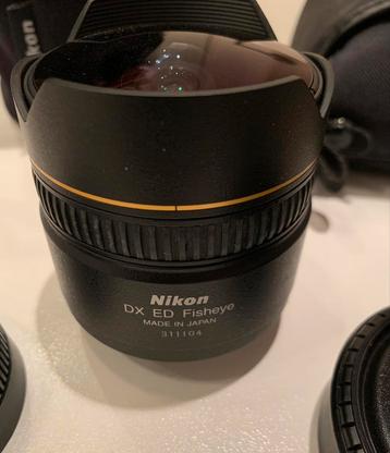 Nikon Fisheye 10.5 mm 2.8 !! Volledig nieuw Was 2400 Profi