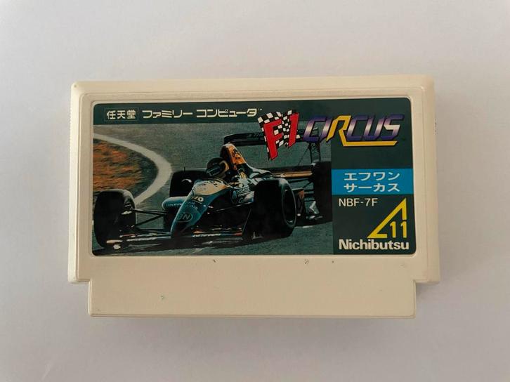F1 Circus NES Nintendo Famicom FC NTSC, Spelcomputers en Games, Games | Nintendo NES, Gebruikt, 1 speler, Vanaf 3 jaar, Ophalen of Verzenden