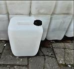 Lege Jerrycans 20 liter 25 liter wit/blauw Benzine /Diesel, Minder dan 75 liter, Ophalen of Verzenden, Zo goed als nieuw, Kunststof