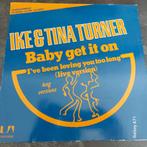 12 inch Maxisingel Ike & Tina Turner - Baby Get It On (1975), Gebruikt, Maxi-single, Ophalen of Verzenden, Pop