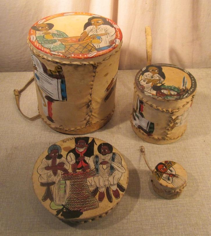 4 Nieuwe Afrikaans Djembes / Percussie-instrumenten, Muziek en Instrumenten, Percussie, Nieuw, Ophalen of Verzenden