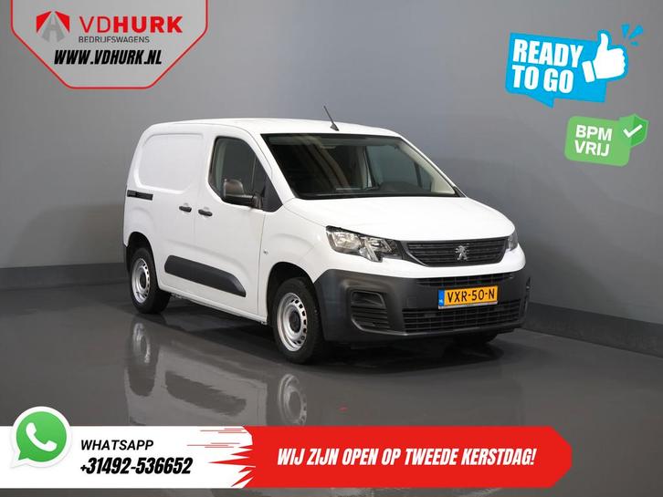 Peugeot Partner 1.5 HDi 100 pk BPM VRIJ Ready2Go 3Pers/ Carp, Auto's, Bestelauto's, Bedrijf, Te koop, ABS, Achteruitrijcamera
