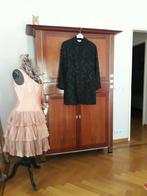 Zwarte brokaat lange COLBERT, Kleding | Dames, Ophalen of Verzenden, Zo goed als nieuw, Zwart, Overige typen