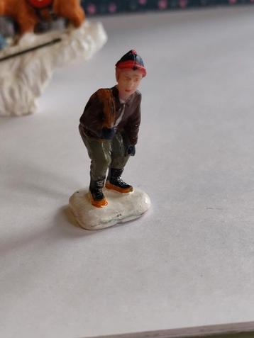 Lemax schaatser kerstdorp beschikbaar voor biedingen