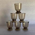 Rookglas eierdopjes Arcoroc France, Huis en Inrichting, Keuken | Servies, Ophalen of Verzenden, Zo goed als nieuw, Overige typen