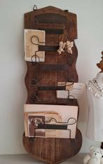 Brocante/Vintage kranten/tijdschriften wandhouder, Antiek en Kunst, Ophalen of Verzenden