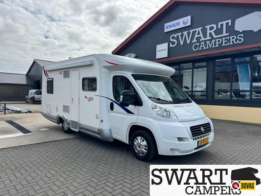 Orangecamp Sea, Fiat Ducato 130 pk Fransbed, Caravans en Kamperen, Campers, Overige merken, Standaard zit, Ringverwarming, Fiat