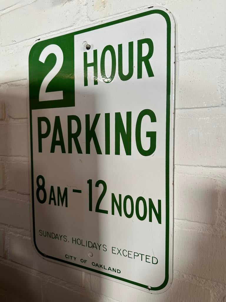 San francisco oakland sign bord Usa, Ophalen of Verzenden, Zo goed als nieuw, Reclamebord