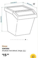 SORTERA 60L - Gebruikt - Wit, Ophalen, Kunststof, Gebruikt, 40 liter of meer